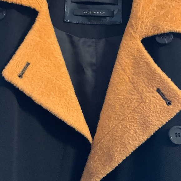 RARE Georgine Newton Wool leather Coat - Picture 6 of 16